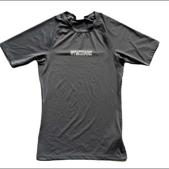 SzS Gymshark Black Performance Short Sleeve T-shirt EUC - Picture 1 of 6